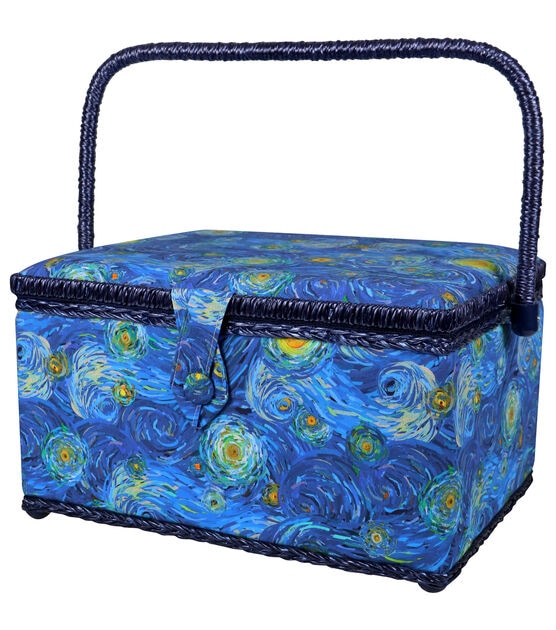 Singer Large Premium Tackle Basket Toucan Print with Notions Sewing Kit