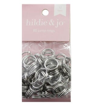 hildie & Jo 399ct Black Nickel Metal Jump Rings - Jump Rings - Beads & Jewelry Making