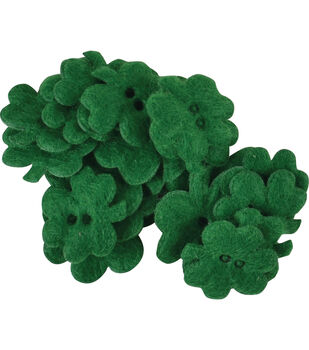 Favorite Findings 3oz Christmas Green & White Big Bag of Buttons