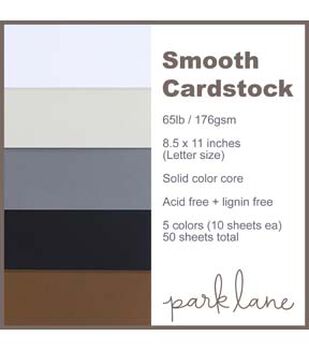 30 Sheet 12 x 12 Pastel Shimmer Cardstock Paper Pack by Park