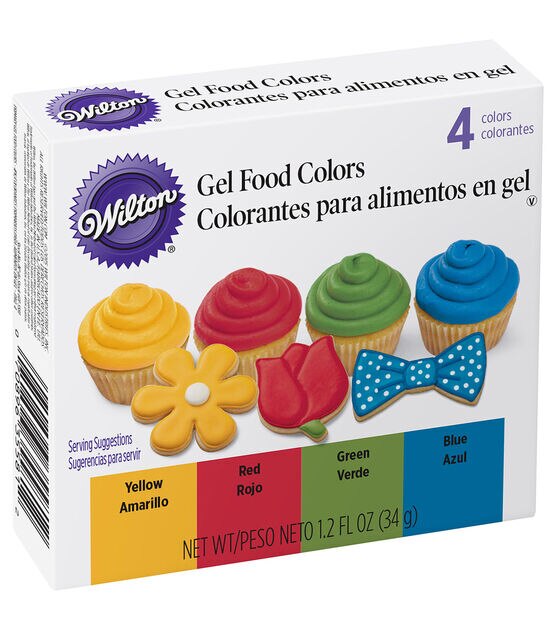 Wilton Decorating 4 Pack Icing Set Primary