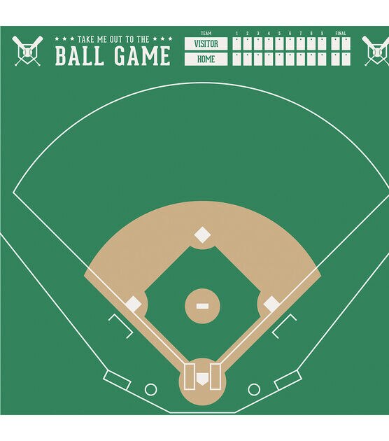 Baseball Field Paper Single Sheets