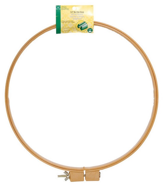 Dritz 14" Plastic No-Slip Hoop for Holding Fabric