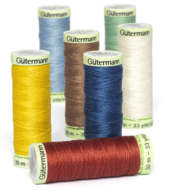 788 Dark Green 30m Gutermann Heavy Duty Top Stitch Thread - Top