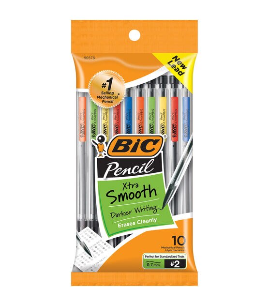 Bic Mechanical Pencils, Xtra Smooth, No. 2 (0.7 mm) - 10 mechanical pencils