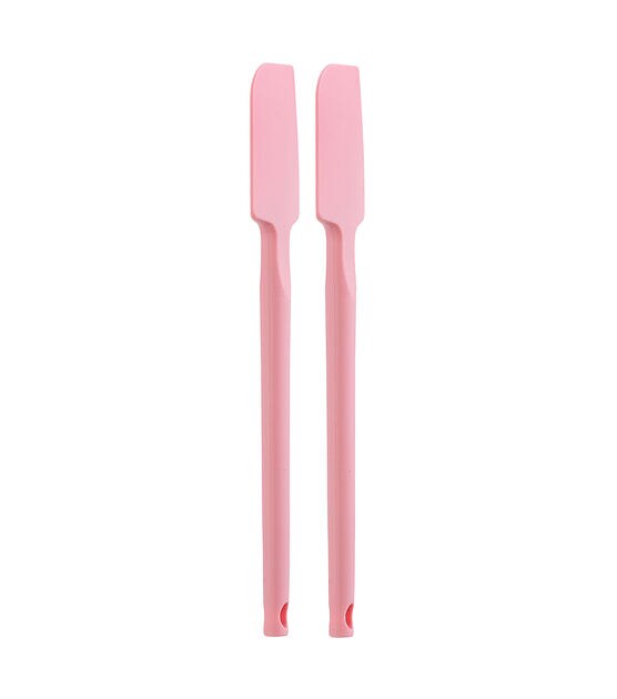 Colourworks The Swip' Silicone Spatula and Whisk Cleaner Tool, 29 cm, Pink