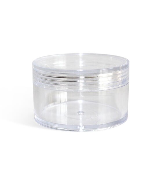 Clear Round Plastic Container