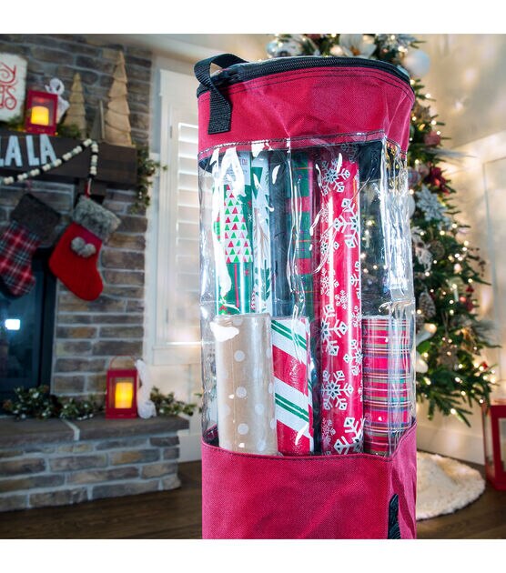 Christmas Wrapping Paper Organizer