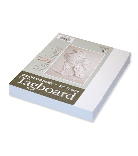 Pacon 100 Sheet 9 x 12 White Heavyweight Tagboard