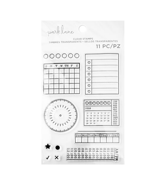 Date It (Calendar Builder) :: 4x6 Clear Stamp Set – Ink Blot Shop LLC
