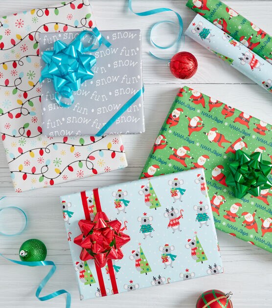 40 x 21' Christmas Wrapping Paper by Place & Time