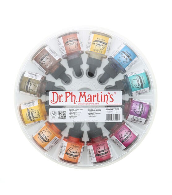 Dr Ph Martin S Bombay India Ink Set 2 12 Colors 1oz Joann