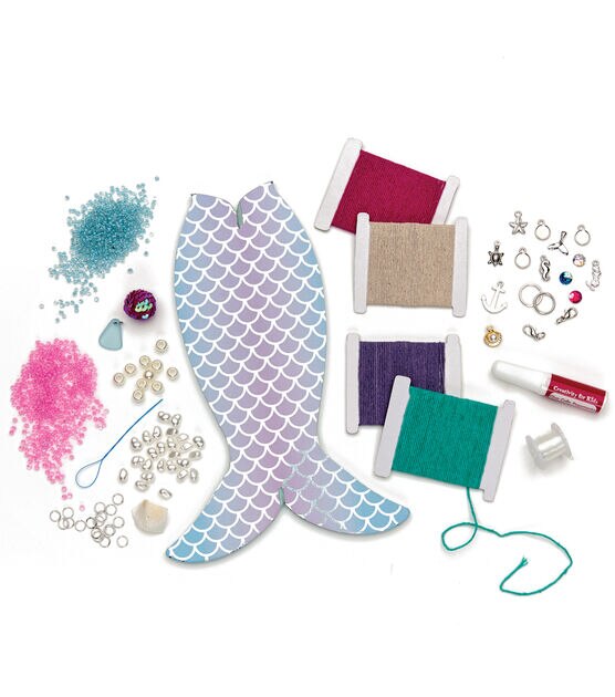 Creativity for Kids Mermaid Tail Jewelry Maker Kit | JOANN
