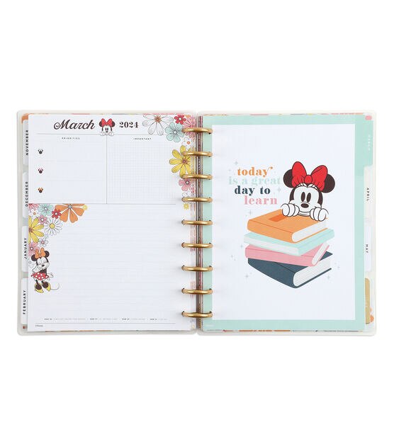 Happy Planner Classic 2023 Minnie Mouse Sunny Teacher 12 Month Planner, , hi-res, image 5