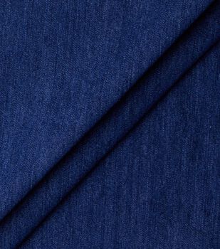 11oz Navy Blue Denim Fabric Enzyme Washed Jeans Cotton Material 66'' wide