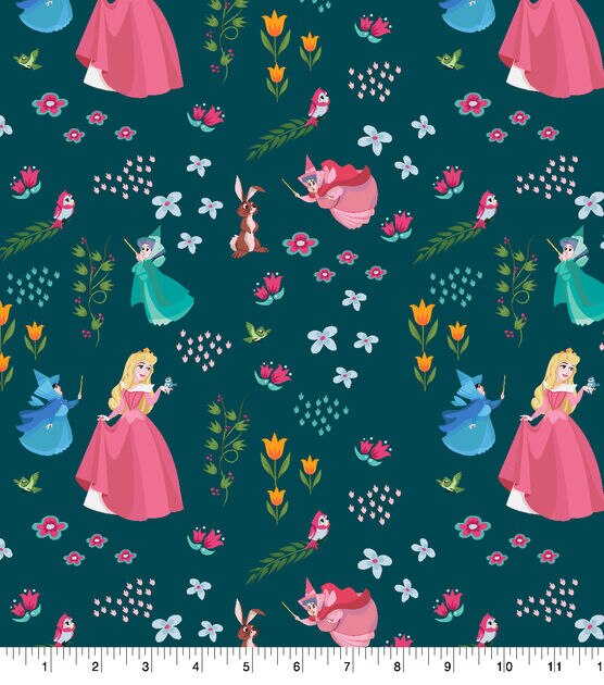 Disney Princess Aurora Iron On Transfer Light/Dark Fabrics