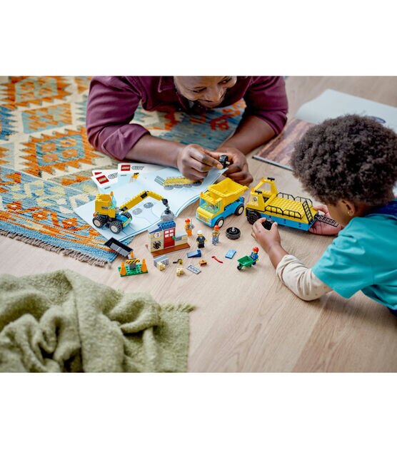Lego 60391 - City Construction Trucks and Wrecking Ball Crane