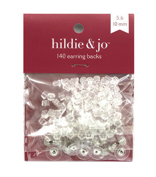 6mm x 4.5mm Gold Earring Backs 120pk by hildie & jo