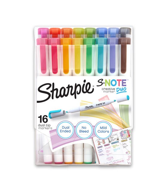 Sign Pen, Fine Point Color Markers, Assorted, Pack of 12