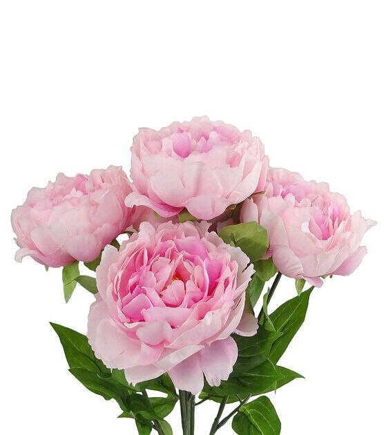 19.5" Spring Pink Peony Bush by Bloom Room, , hi-res, image 2