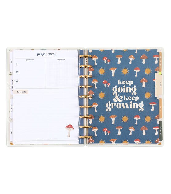 Happy Planner 12 Month 2024 Woodland Seasons Classic Vertical Planner