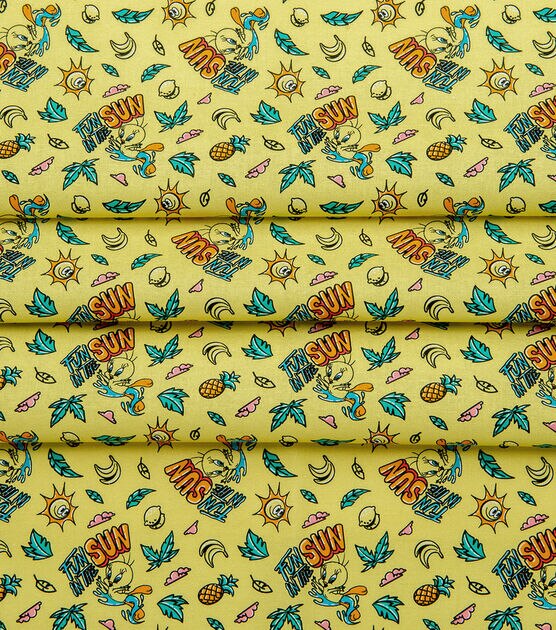 Looney Tunes Fun Sun Cotton Fabric, , hi-res, image 3