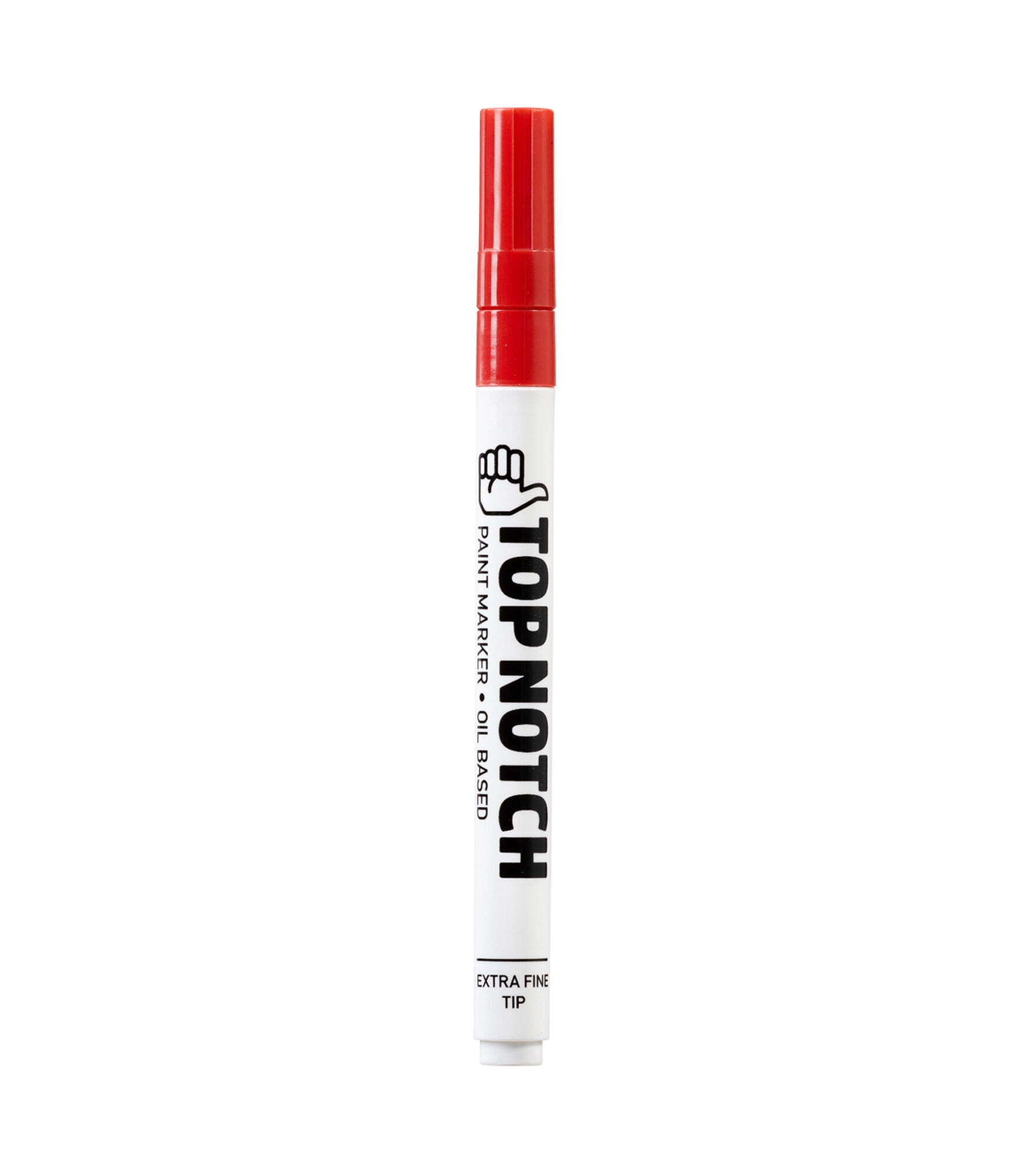 Extra Fine Tip Paint Marker by Top Notch, Red, hi-res