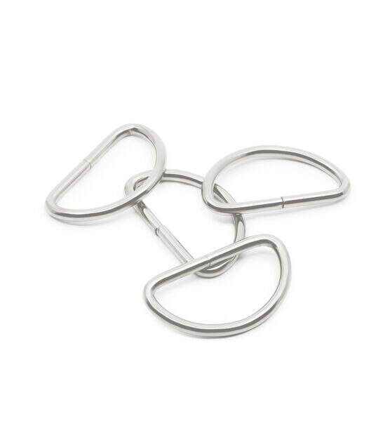 Loops & Threads 1 1/2 Metal D-Rings - Each