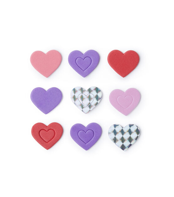 Heart Printed Foam Stickers (Pack of 200) Craft Embellishments