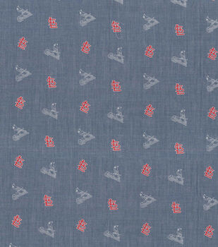 MLB Baseball St Louis Cardinals Dot Large Pattern 2020 Cotton Fabric
