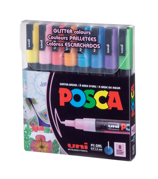 POSCA Paint Marker Art Pens Waterproof Glitter Paint Markers BUY 3