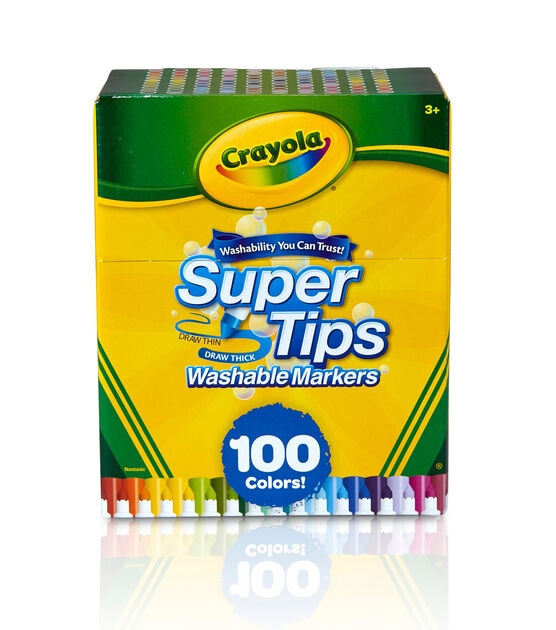 Crayola Markers, Washable, Ultra Clean, Classic, Broad Line 10 Ea, Pens,  Pencils & Markers