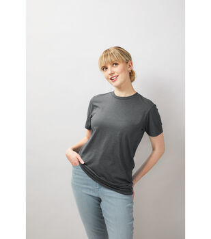 Tencel-blend jersey T-shirt with EA patch and stripes