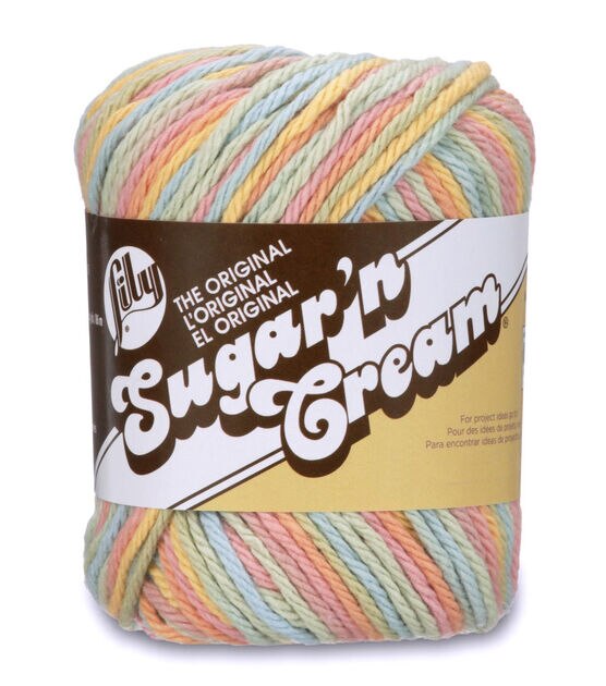 Lily Sugar'N Cream Desert Rising Yarn - 6 Pack of 57g/2oz - Cotton - 4  Medium (Worsted) - 95 Yards - Knitting/Crochet