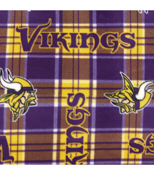 Minnesota Vikings NFL Football Tie Dye Design 42 inches wide FLANNEL Cotton  Fabric NFL-14933