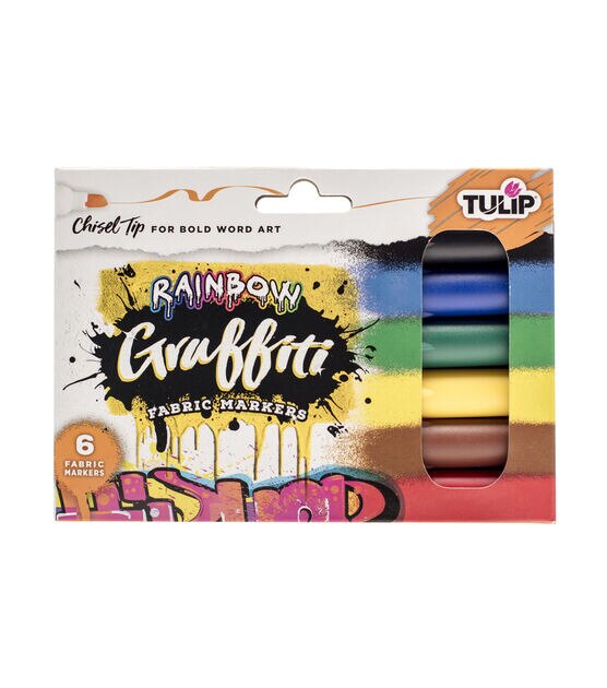Tulip Fabric Color Crayons 2/Pkg Basics Black & White