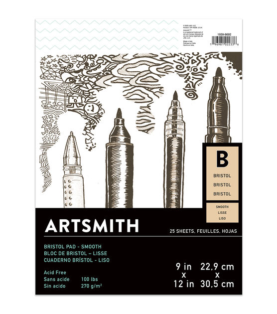 5.5 x 8 Black Spiralbound Sketchbook by Artsmith