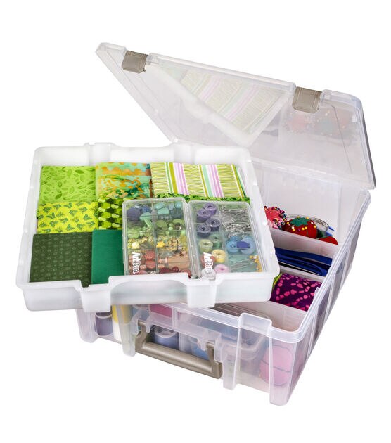 ArtBin Twin Top Storage Box with Lift-Out Tray 6918AB - Art and Frame of  Sarasota