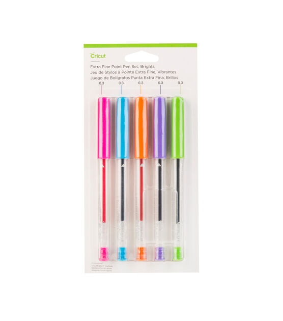 Cricut 0.3mm Brights Extra Fine Point Pens 5ct