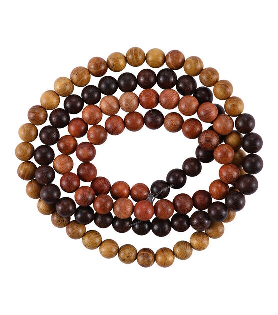 30" Wood String Beads by hildie & jo, , hi-res, image 2