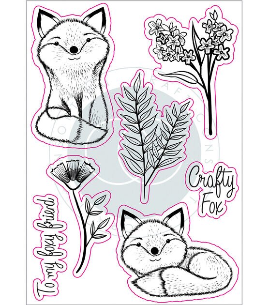 Download Craft Consortium A5 Clear Stamps Henry The Fox | JOANN