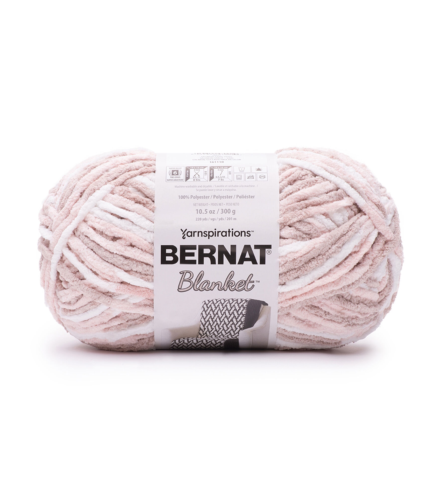 Bernat Blanket Big Ball Yarn Size 6-Clay Pot Coral