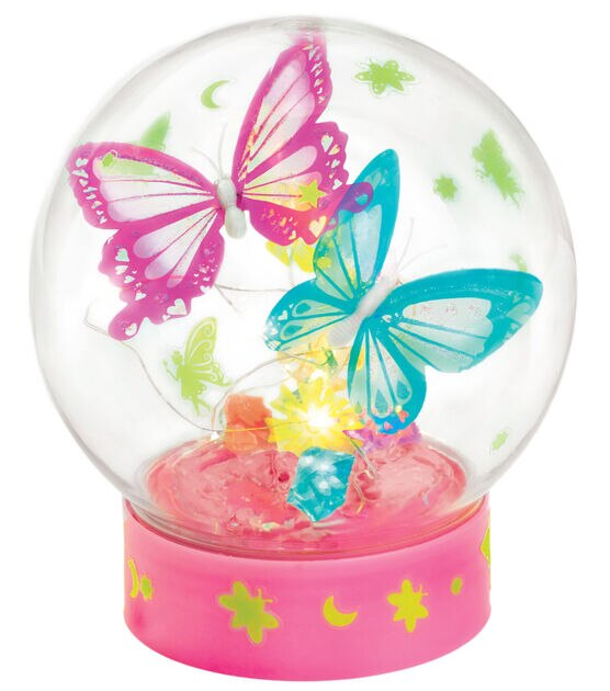 Creativity For Kids 6" x 5" Butterfly Fairy Lights Craft Kit, , hi-res, image 3