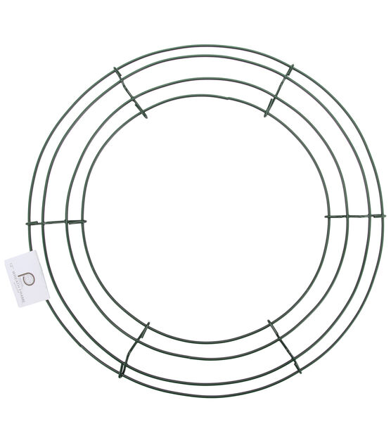 Wire Wreath Frame - Wire Wreath Form - 12 Green -Qty 5 -NWT