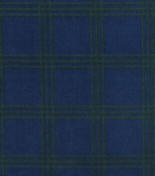 Green Checks Plaid Printed Polar Fleece Design-A22 – Homecraft Textiles