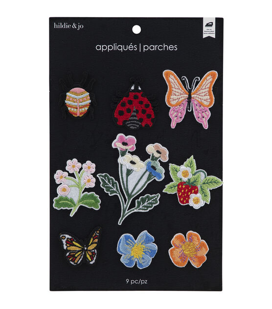 4ct Butterflies Iron On Patches by hildie & jo