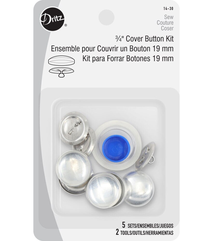 Cover Button Sets/Kit - WAWAK Sewing Supplies