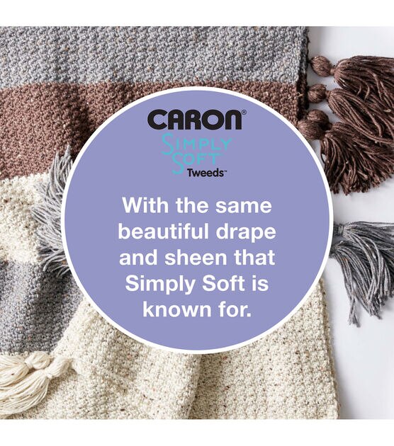 Caron 6oz Medium Weight Acrylic Simply Soft Freckles Stripe Yarn, JOANN