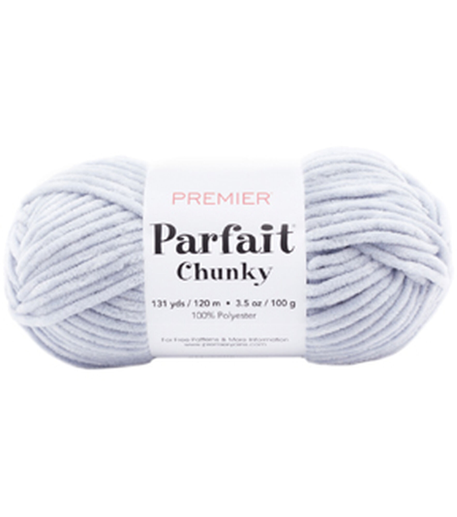 Premier Yarns Parfait Chunky 131yds Super Bulky Polyester Yarn, Cloudy Day, hi-res