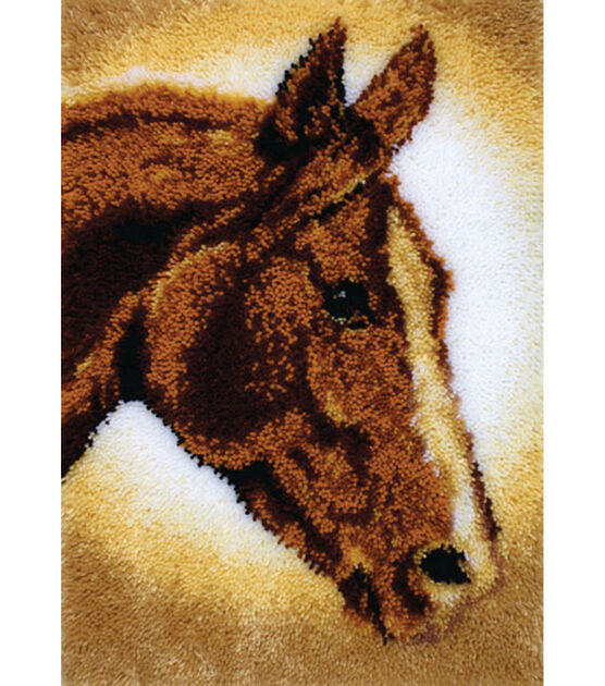 Wonderart Classic Latch Hook Kit 20X30 Horse